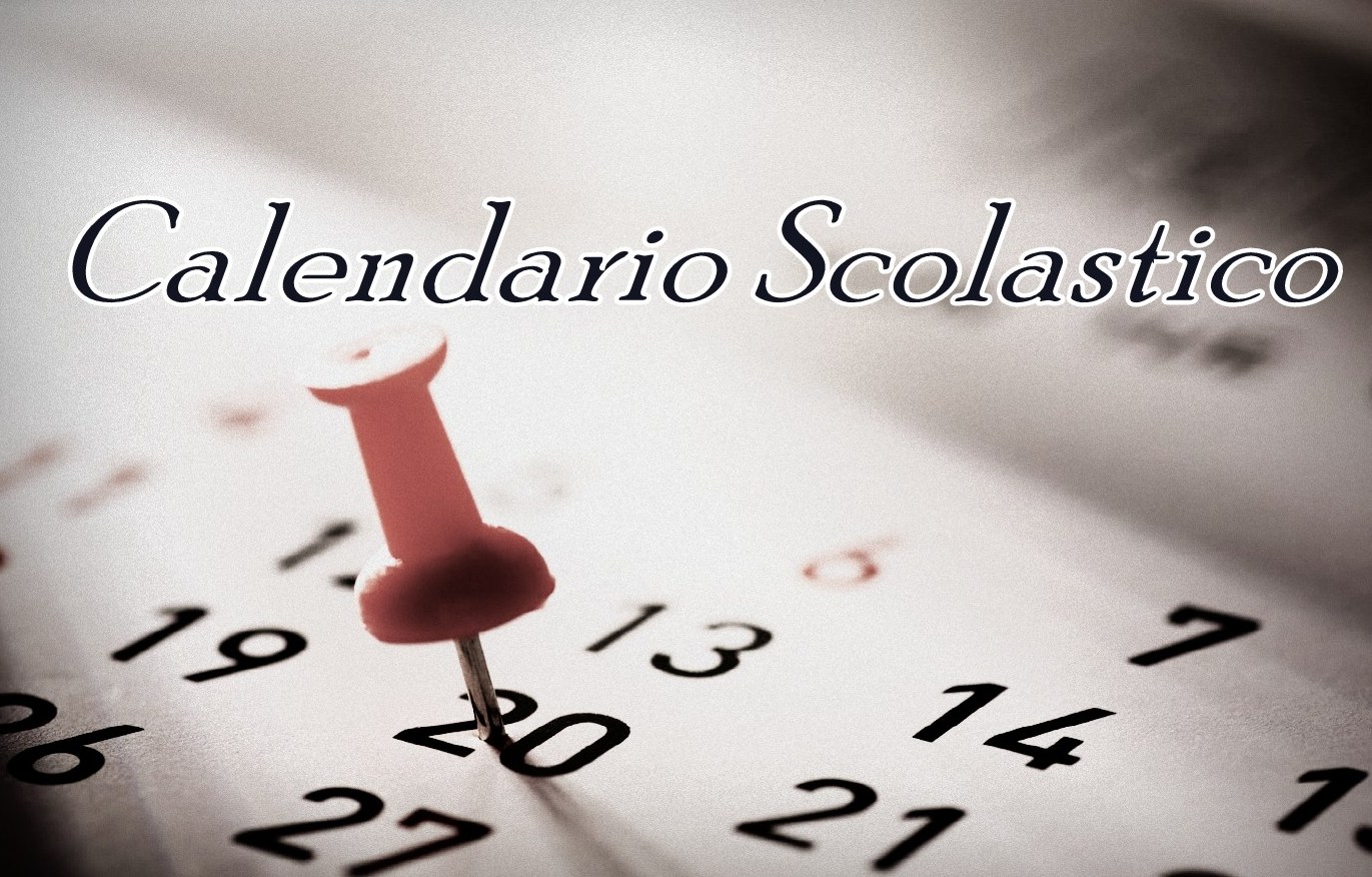 CALENDARIO SCOLASTICO